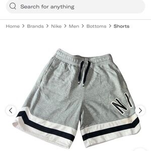 Nike Air Gray Men's Shorts size X-Large